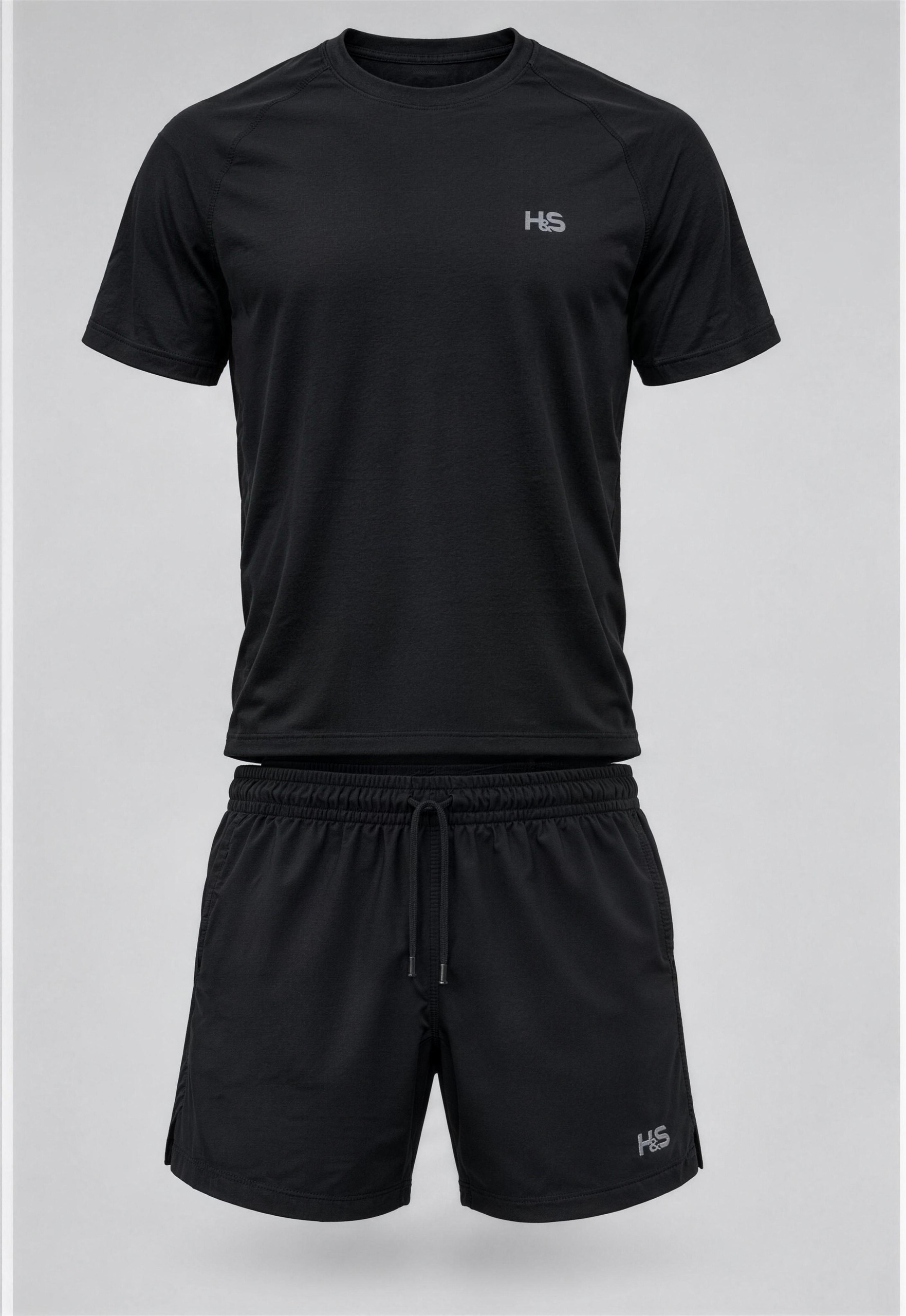 Core Training Tee and Motion Short laid flat